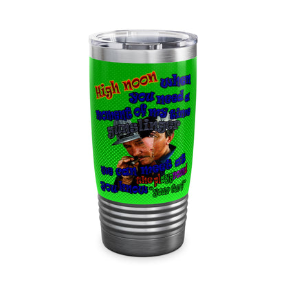 high noon - Ringneck Tumbler, 20oz (logo green)