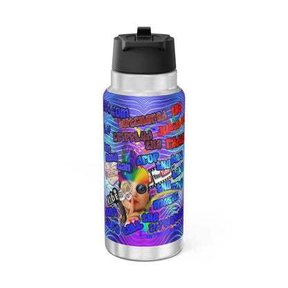 drop the beat - Gator Tumbler, 32oz  (purple wave)