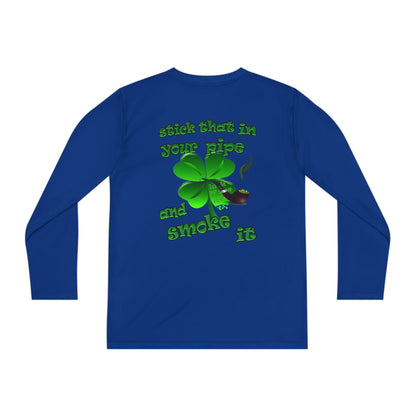 celtics logo - Youth Long Sleeve Competitor Tee