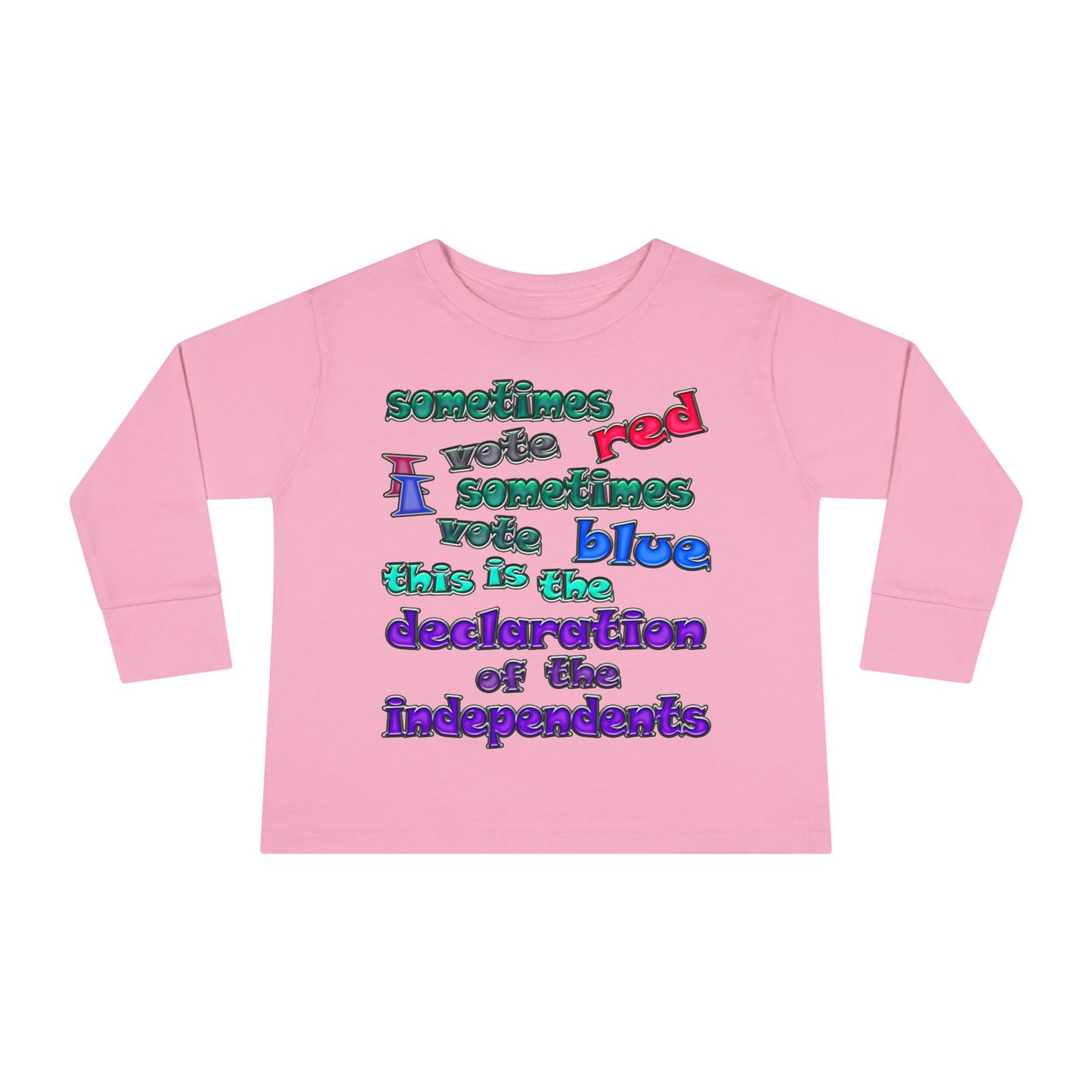 declaration of the independents - Toddler Long Sleeve Tee