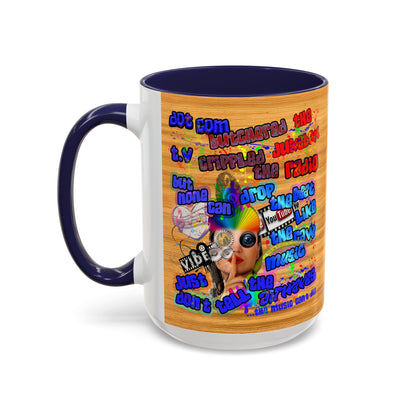 drop the beat - Accent Mug (butterscotch wood finish)