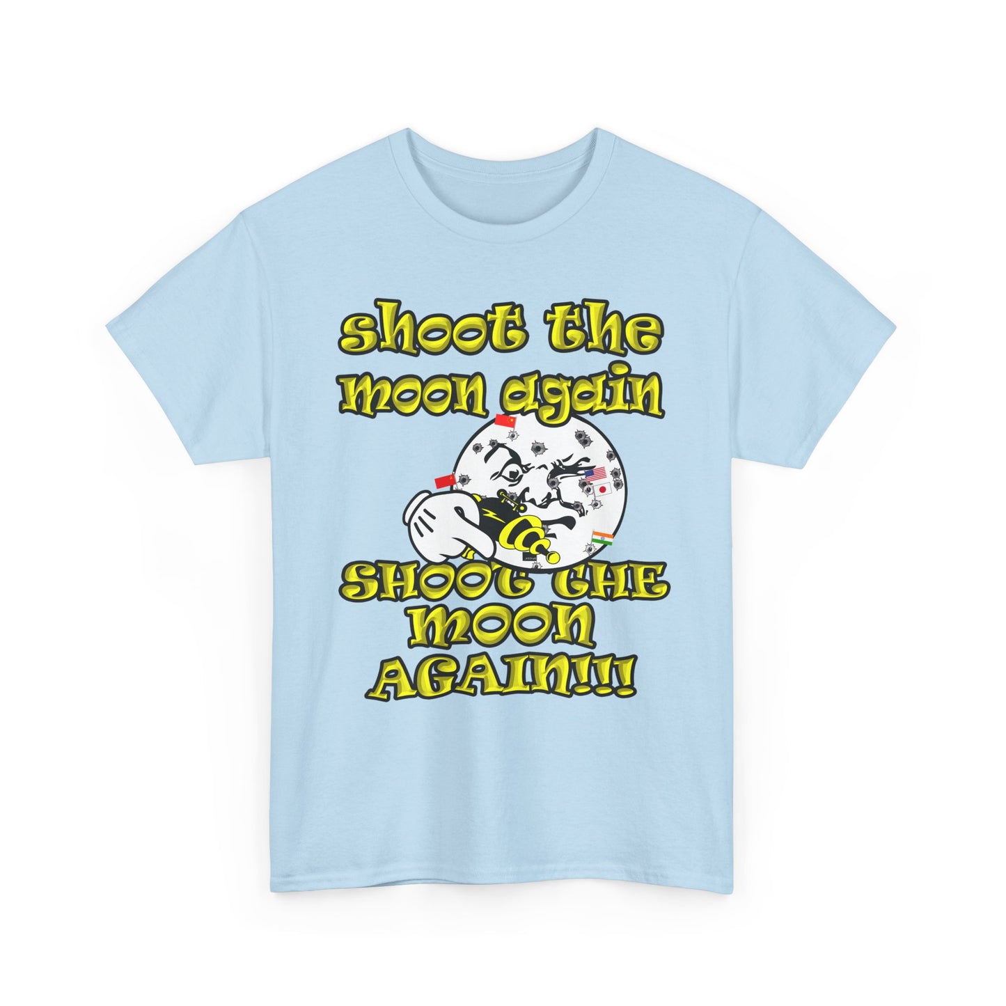 shoot the moon again - Unisex Heavy Cotton Tee