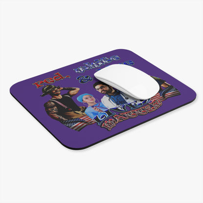 rw&b lives matter - Mouse Pad (Rectangle) (purple)