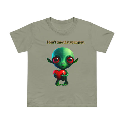 I don't care that your grey - Women’s Maple Tee