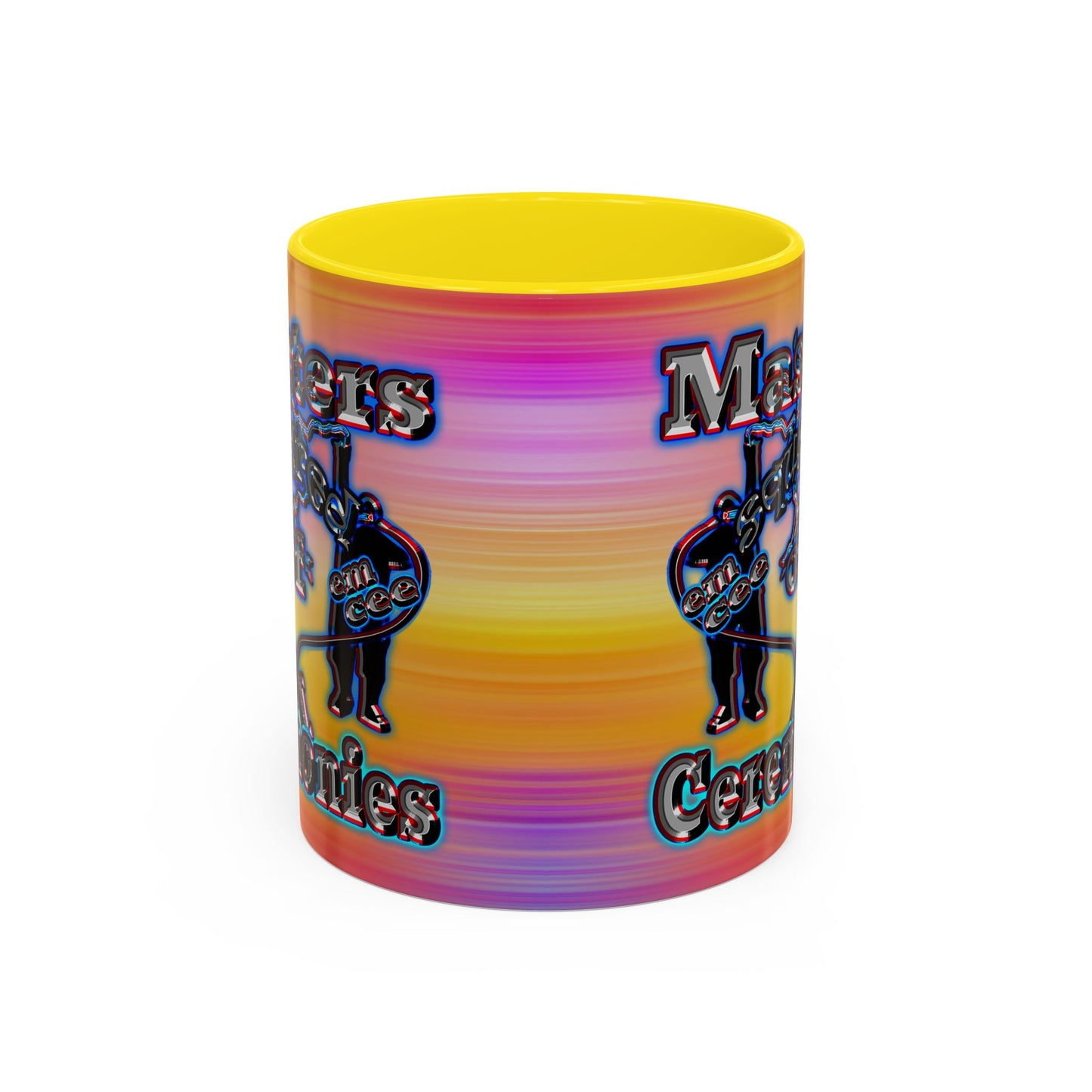 em cee squared - Accent Mug (color blur)