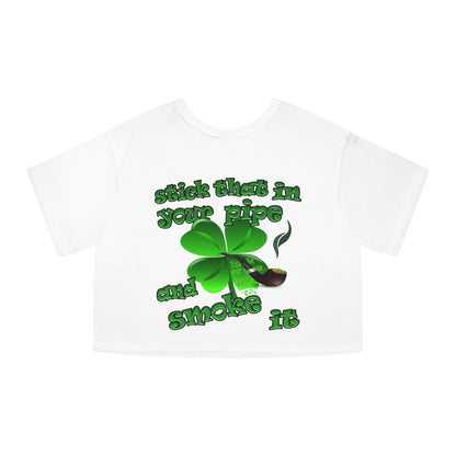 celtics logo - Champion Women's Heritage Cropped T-Shirt