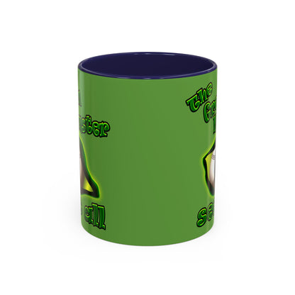 green monster - Accent Mug (green)