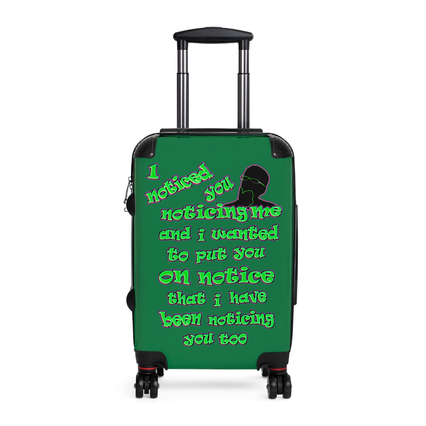 noticed you noticing - Suitcase (dark green)