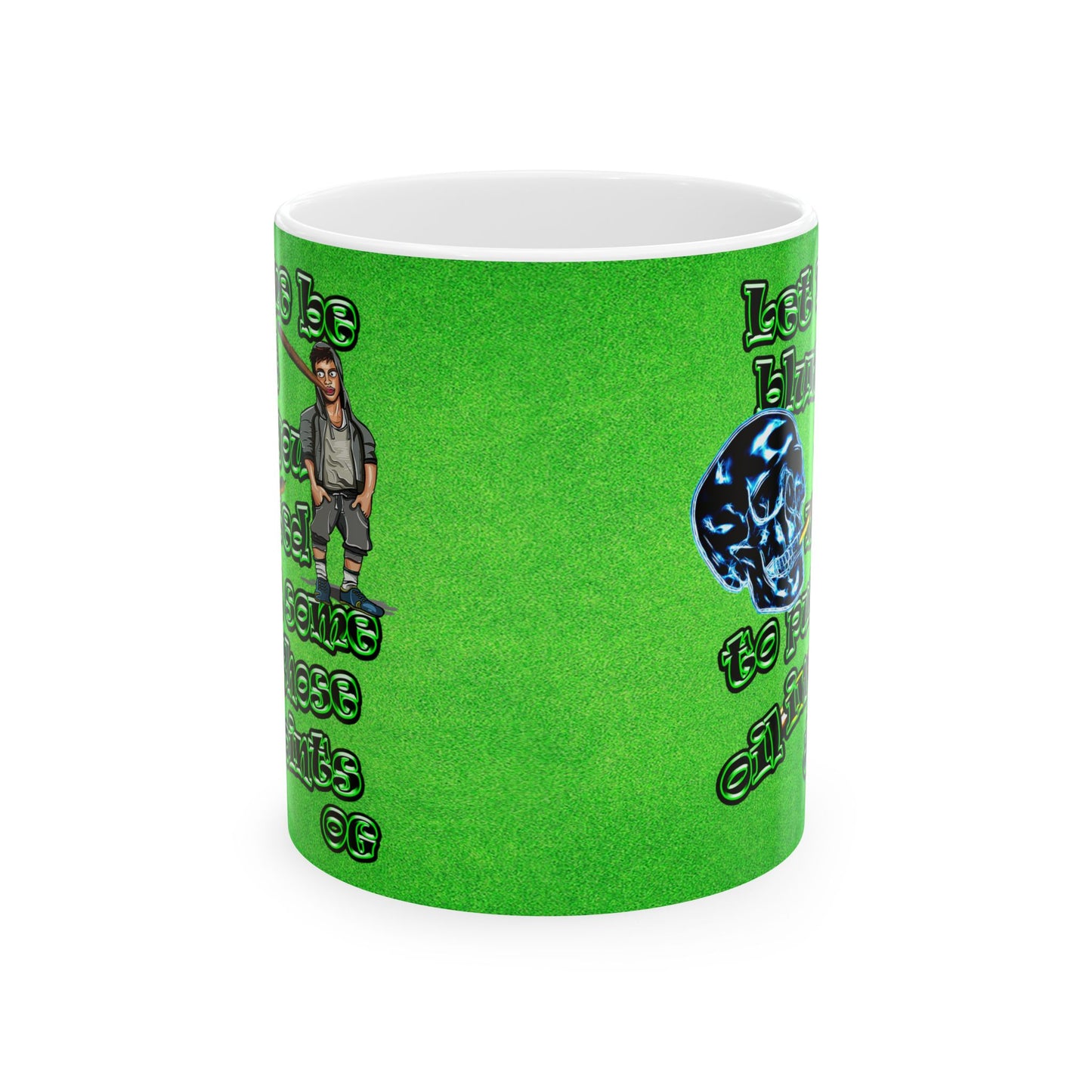 og - White Mug (green turf)
