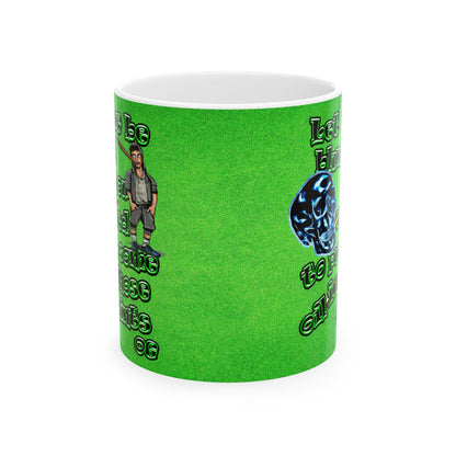 og - White Mug (green turf)