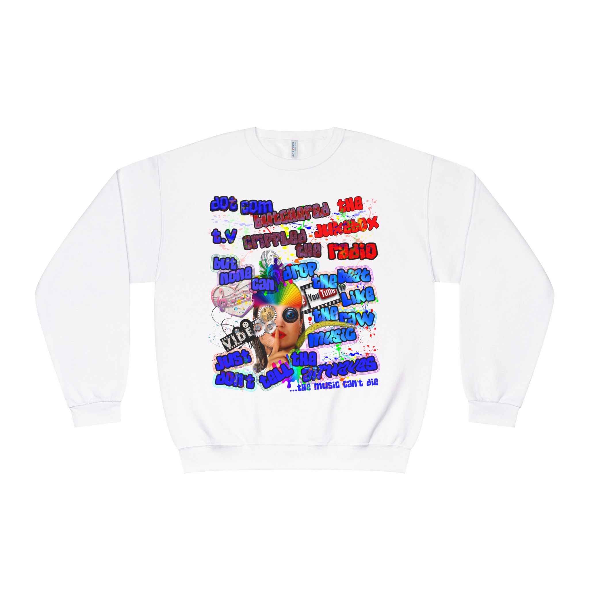 drop the beat - Unisex NuBlend® Crewneck Sweatshirt