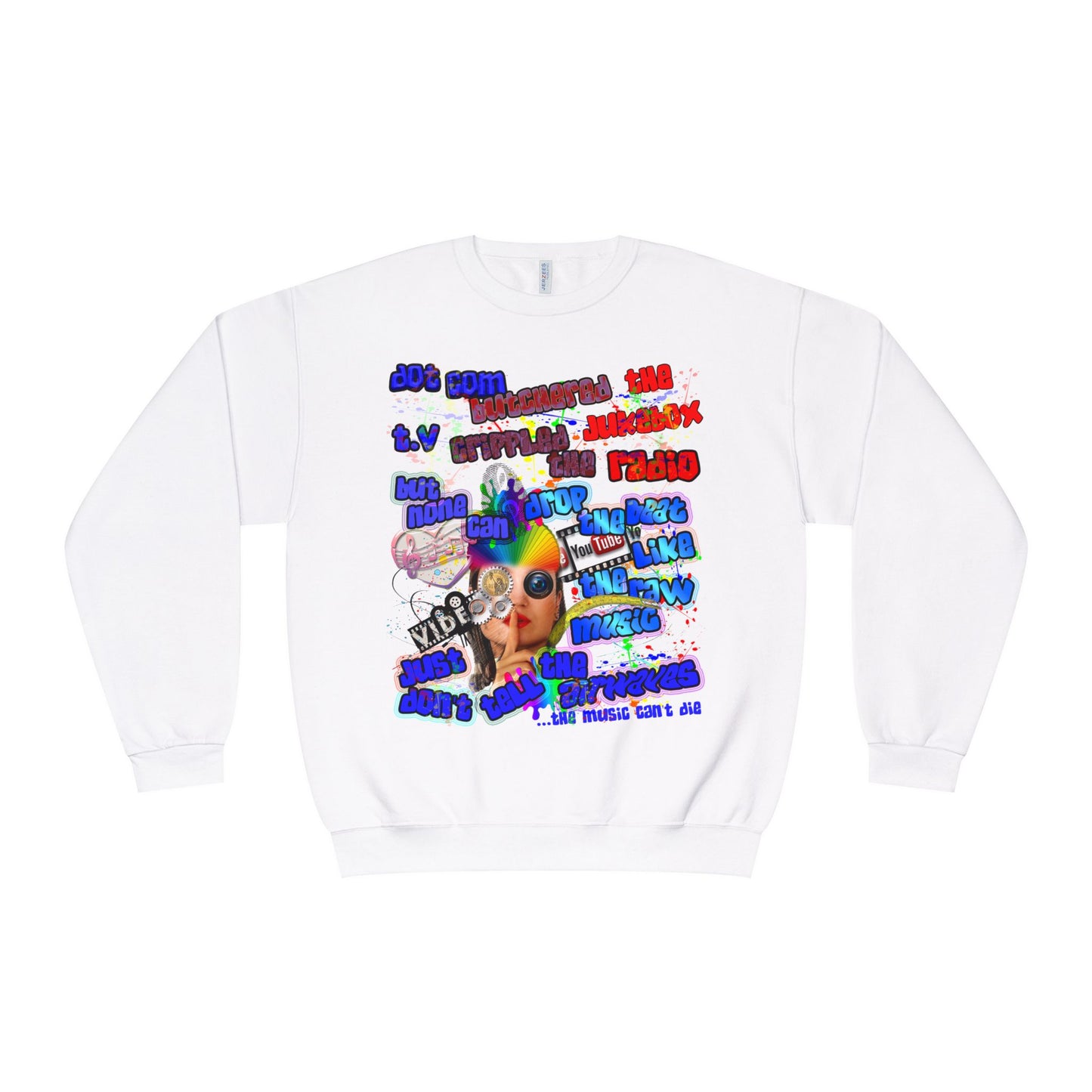 drop the beat - Unisex NuBlend® Crewneck Sweatshirt