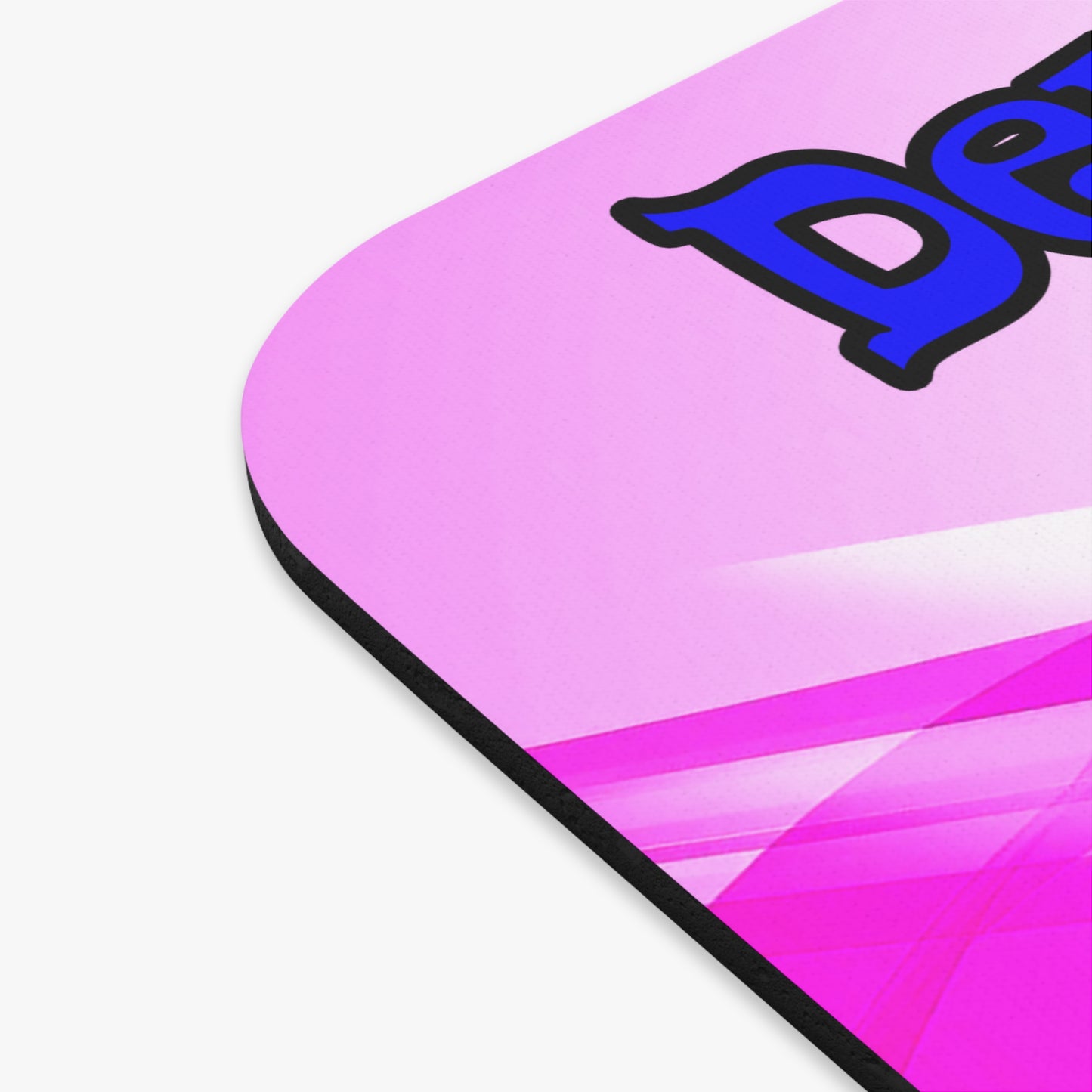 donkeys and elephants - Mouse Pad (Rectangle) (light blue-pink wave)