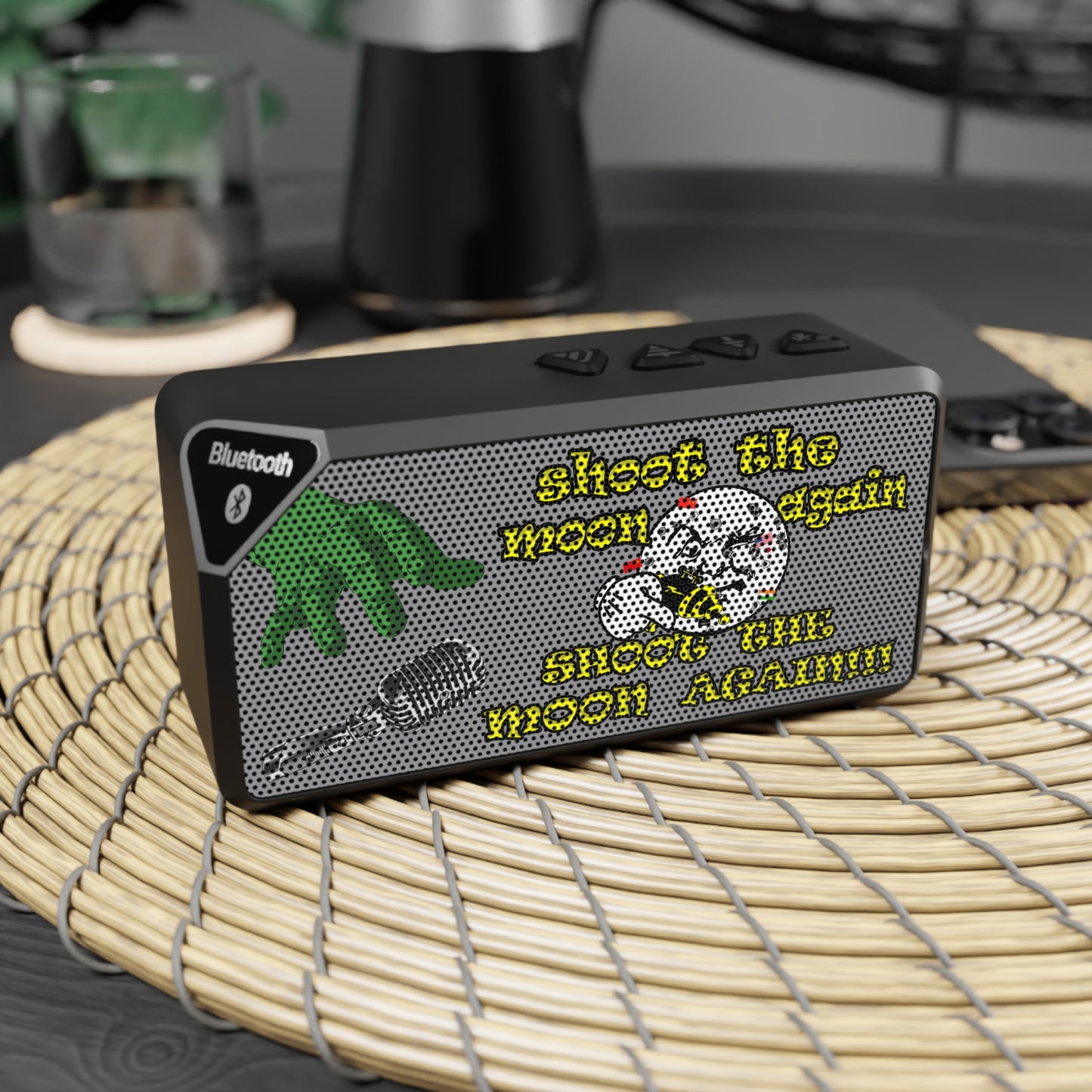 shoot the moon again - Jabba Bluetooth Speaker (grey)
