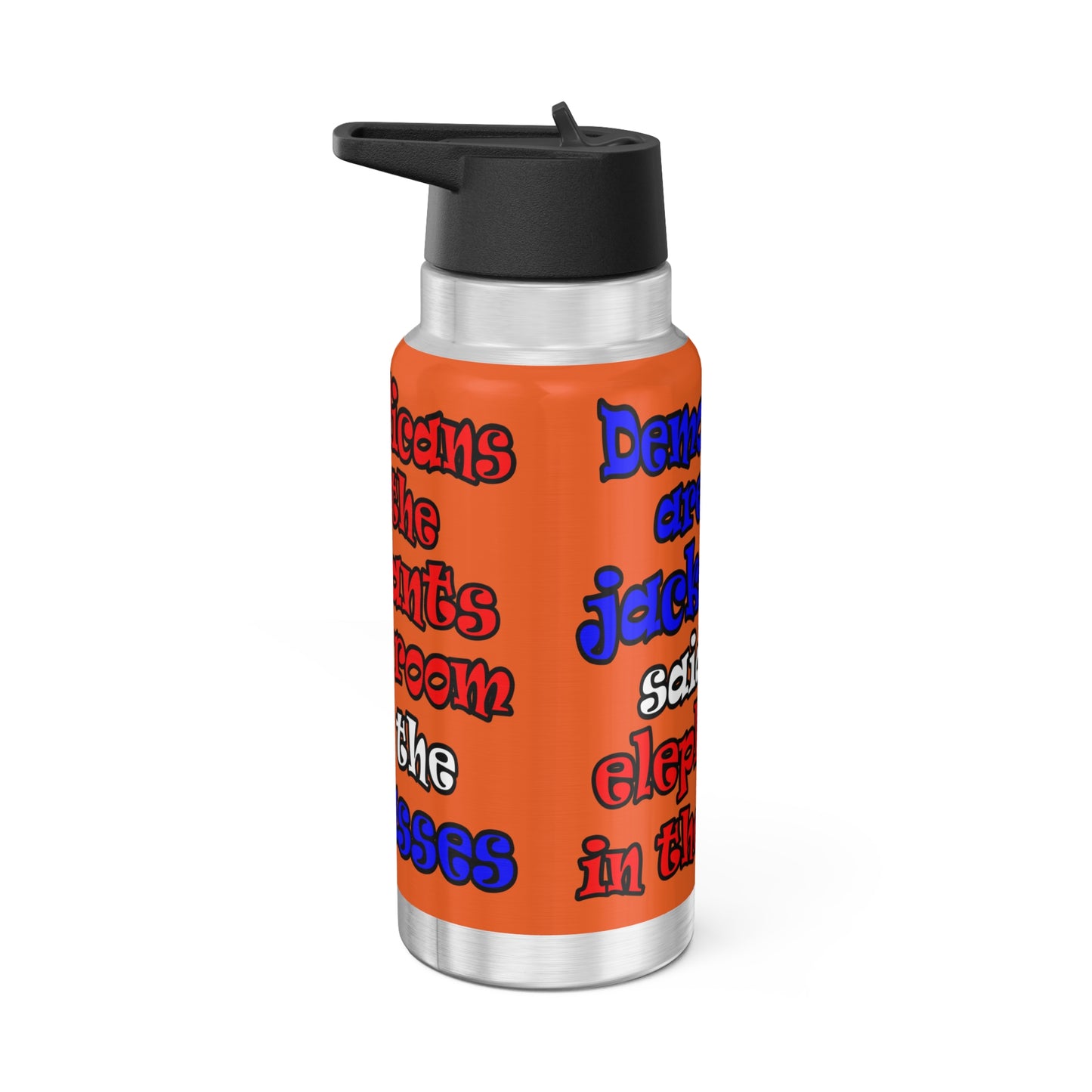 donkeys and elephants - Gator Tumbler, 32oz (orange)