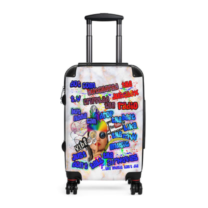 drop the beat - Suitcase (white marble)