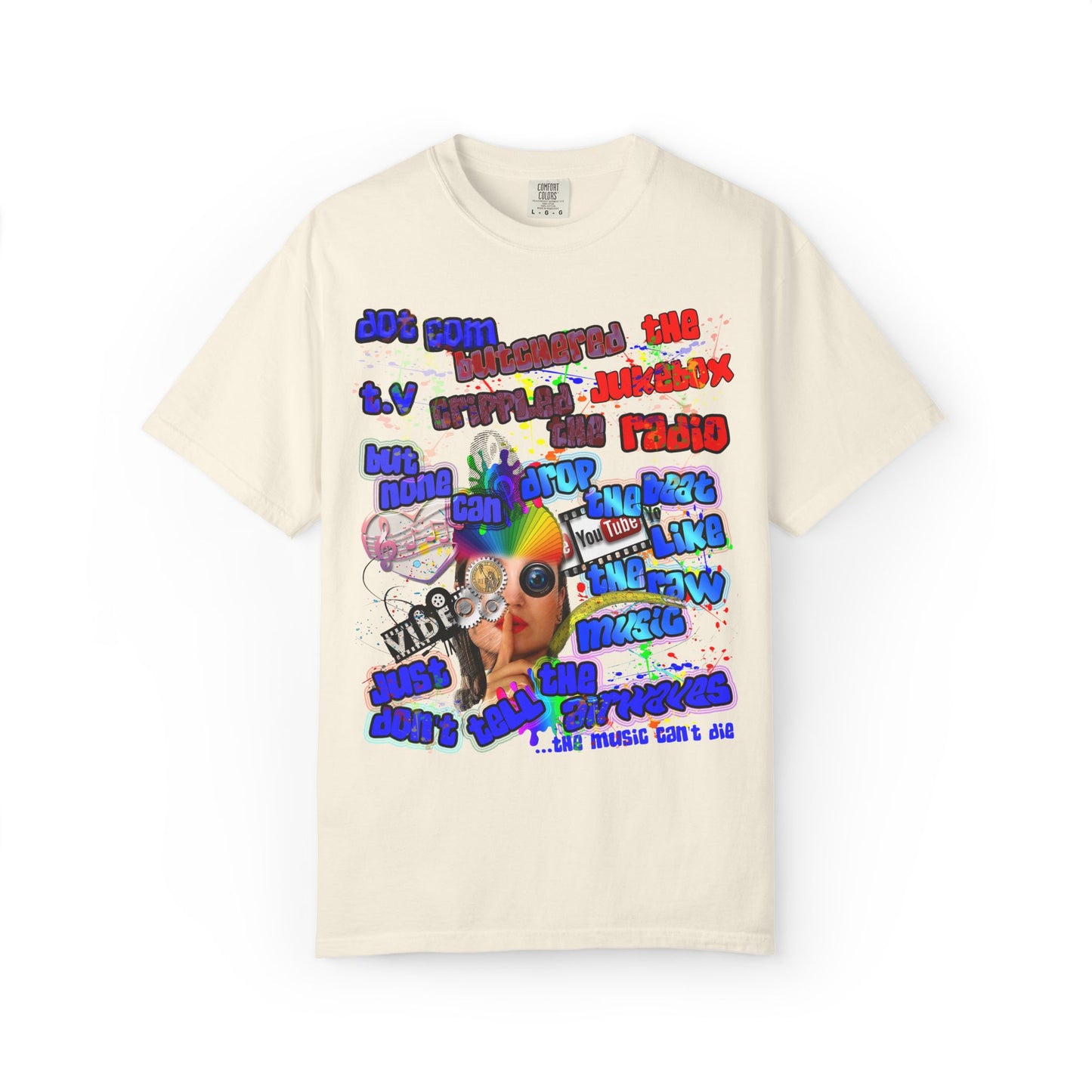 drop the beat - Unisex Garment-Dyed T-shirt