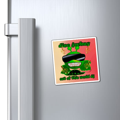 disc jockey - Magnets - (yellow-orange wave)