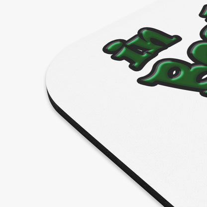 celtics logo - Mouse Pad (Rectangle) (white)
