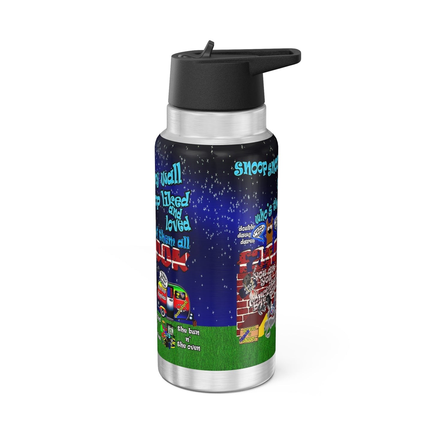 snoops - Gator Tumbler, 32oz  ('snoops' background)
