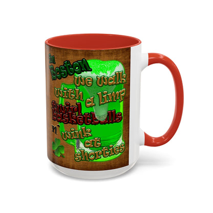 celtics logo - Accent Mug (brown papyrus)