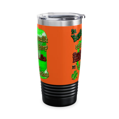 celtics logo - Ringneck Tumbler, 20oz (orange)