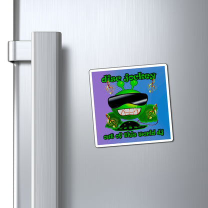 disc jockey - Magnets - (light blue-purple wave)