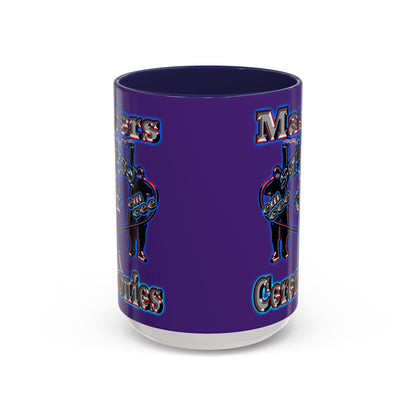 em cee squared - Accent Mug (purple)