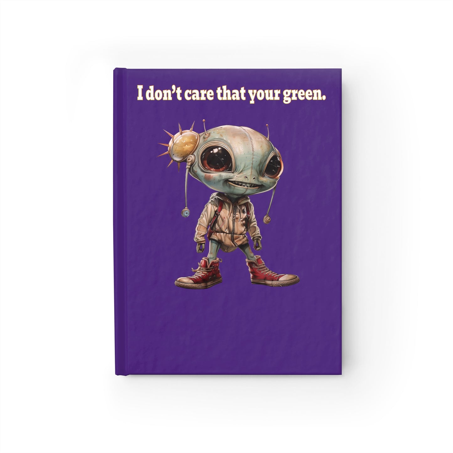I don't care that your green - journal-blank (purple)