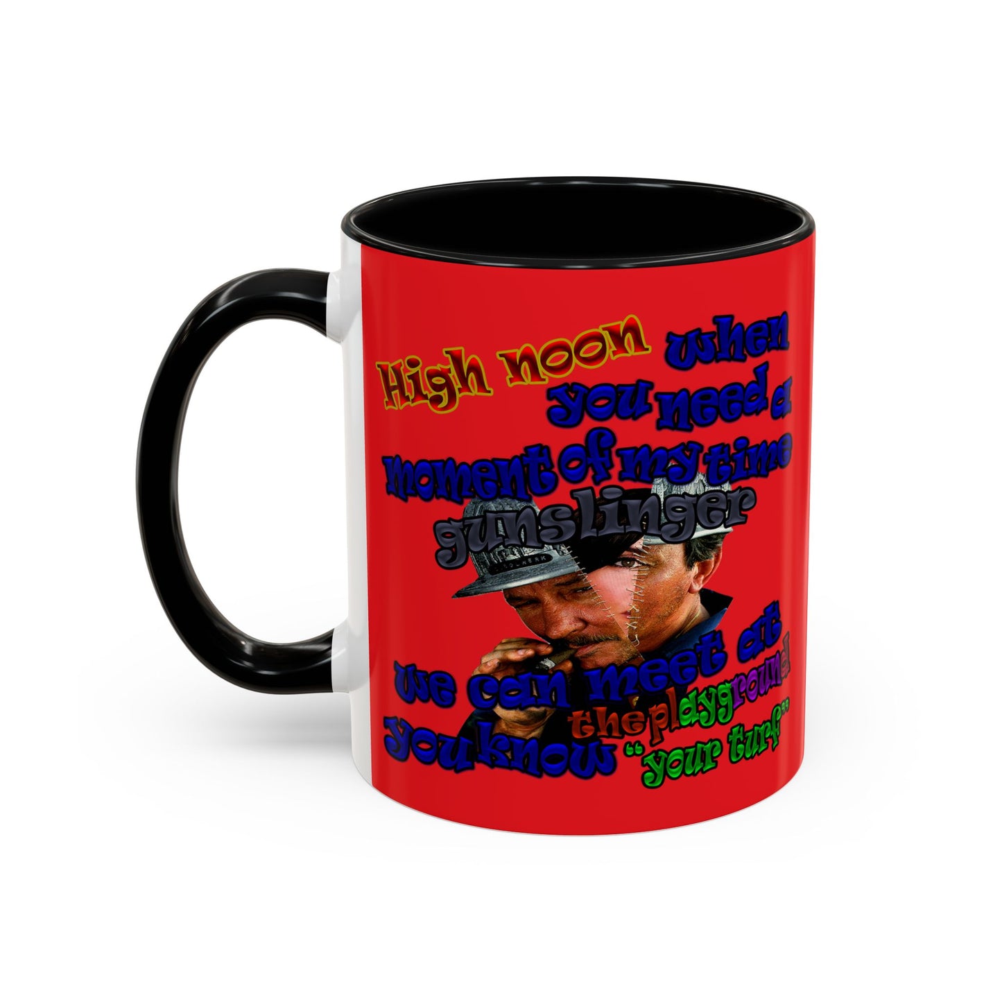 high noon - Accent Mug (red)