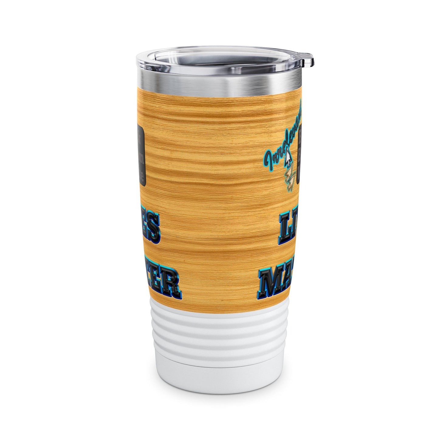 irrelevant - Ringneck Tumbler, 20oz (butterscotch wood finish)