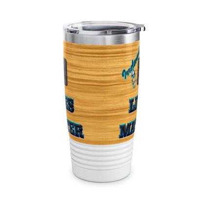 irrelevant - Ringneck Tumbler, 20oz (butterscotch wood finish)