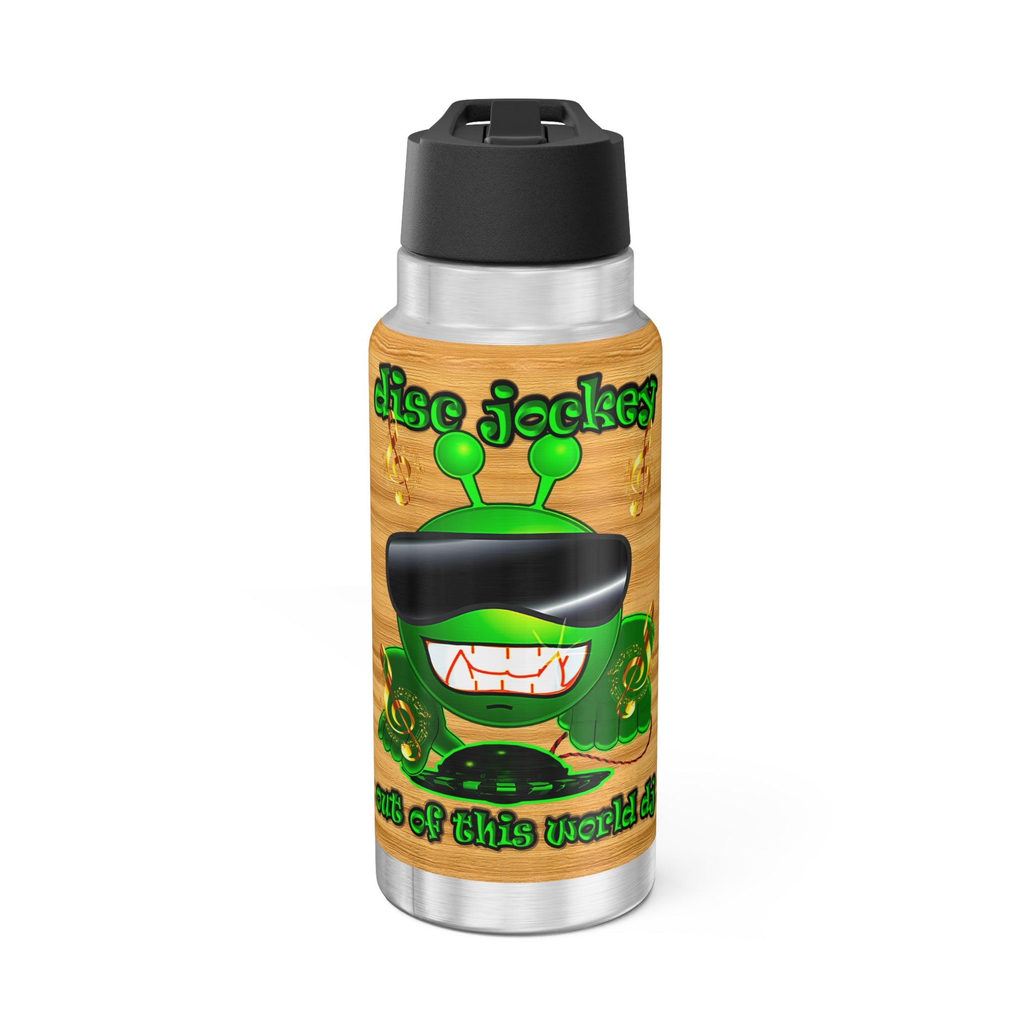 disc jockey - Gator Tumbler, 32oz (butterscotch wood finish)