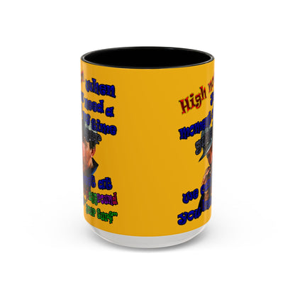 high noon - Accent Mug (yellow)