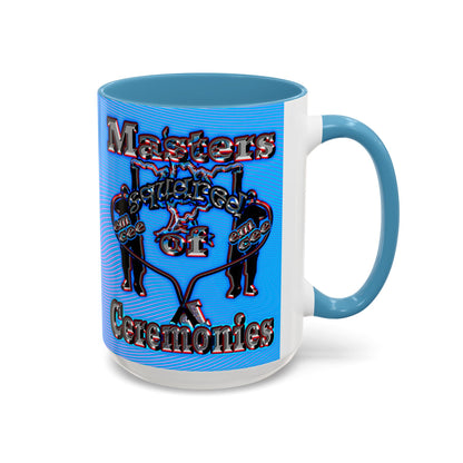 em cee squared - Accent Mug (light blue-purple wave)