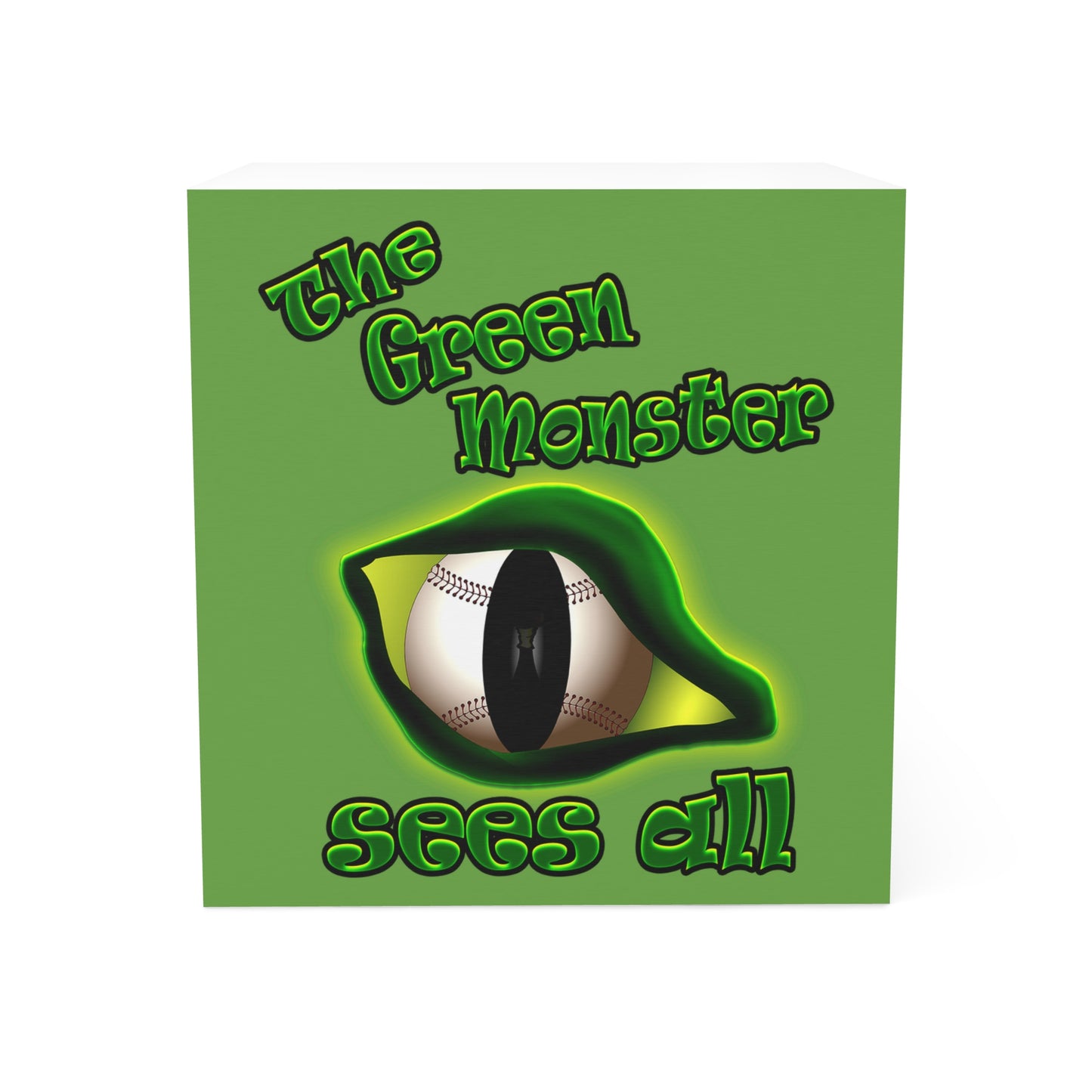 green monster - note cube (green)