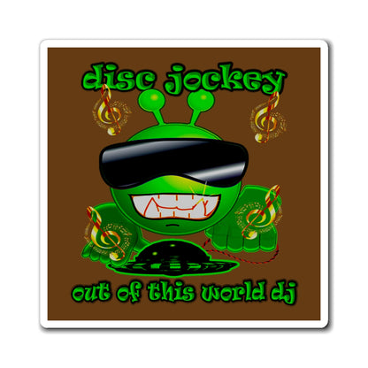 disc jockey - Magnets - (brown)