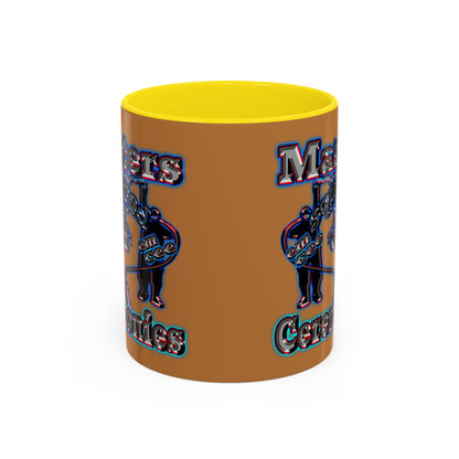 em cee squared - Accent Mug (light brown)
