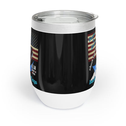shoot for the stars - Chill Wine Tumbler (black)