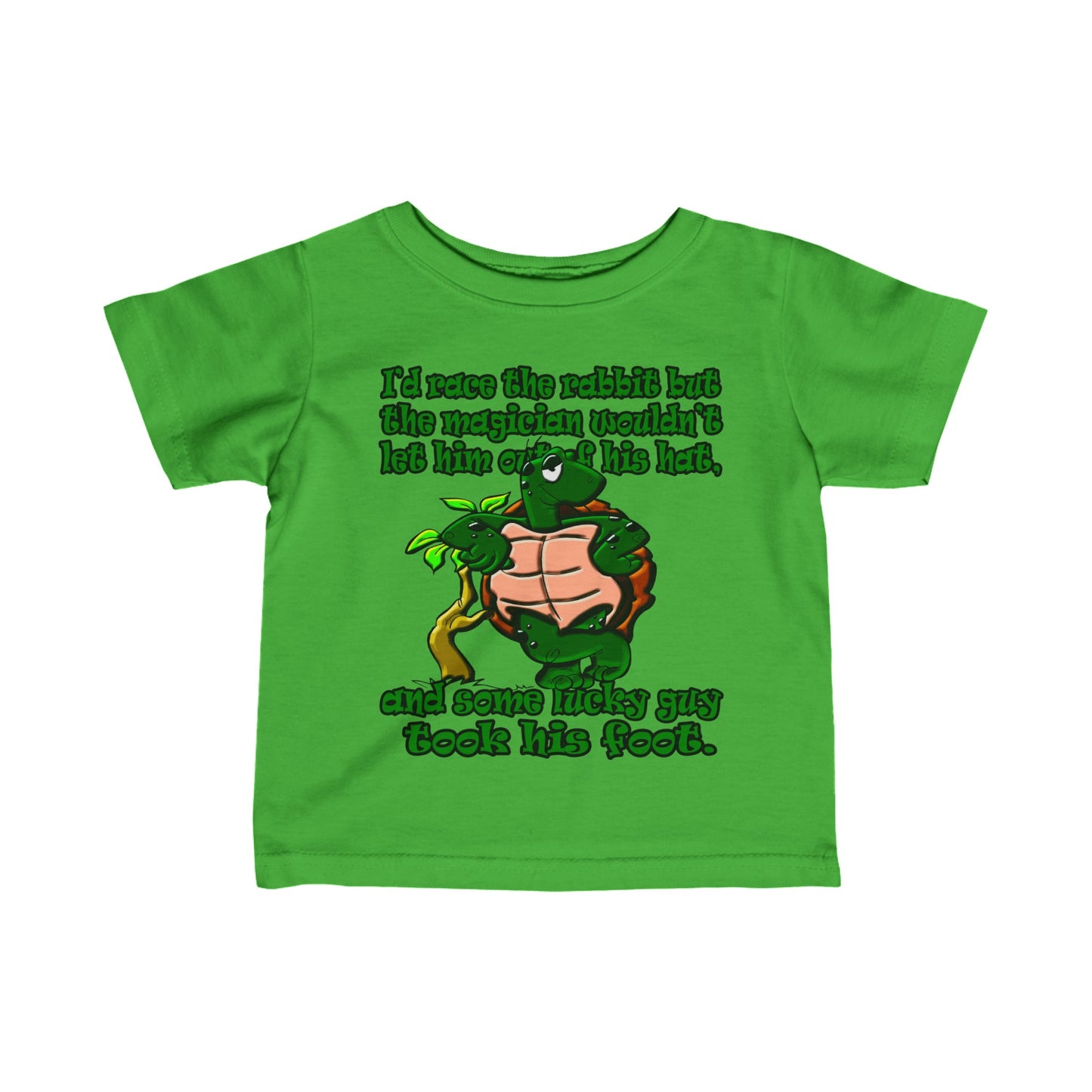 turtle race - Infant Fine Jersey Tee