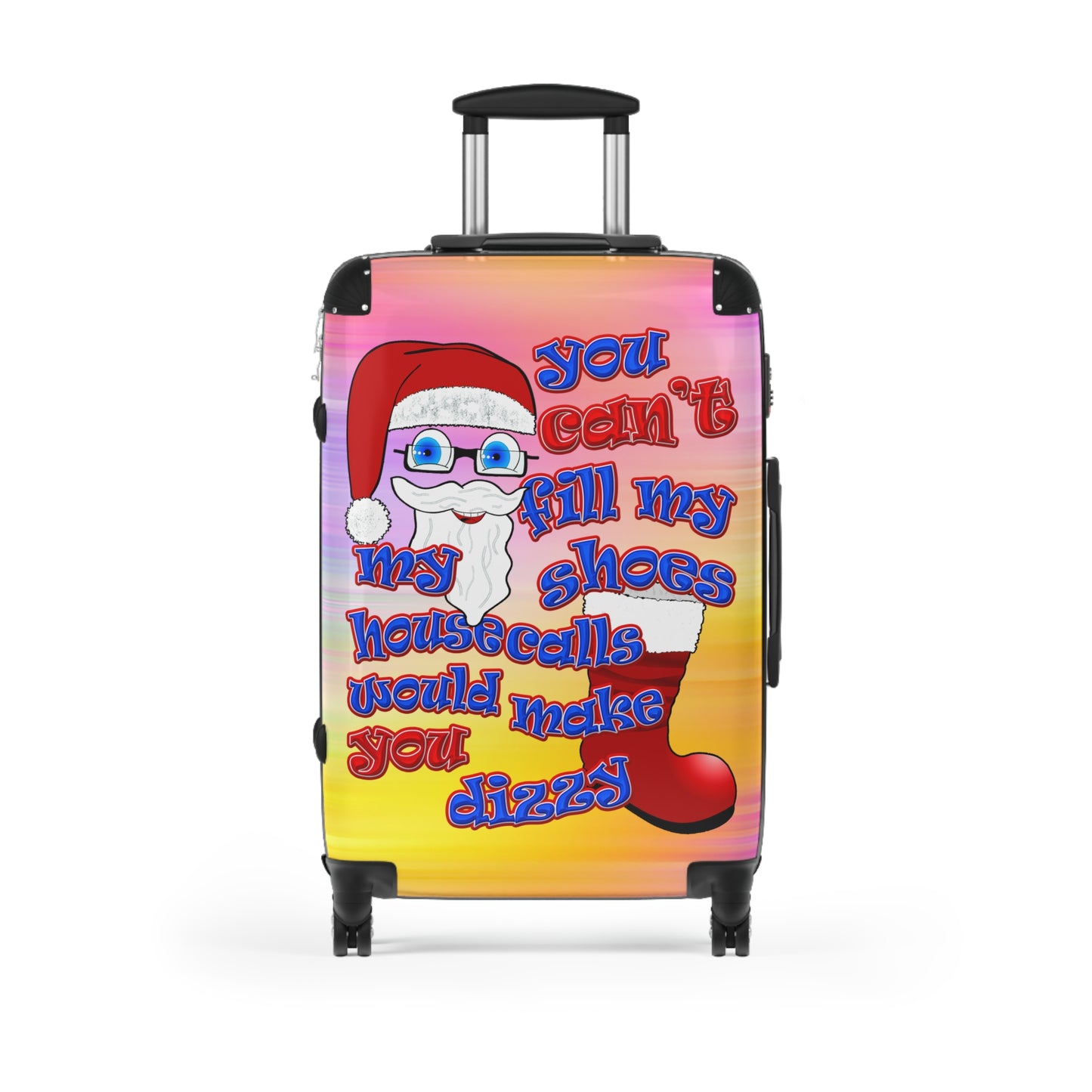 santa's shoes - Suitcase (color blur)