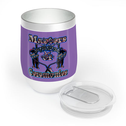 em cee squared - Chill Wine Tumbler (light purple)