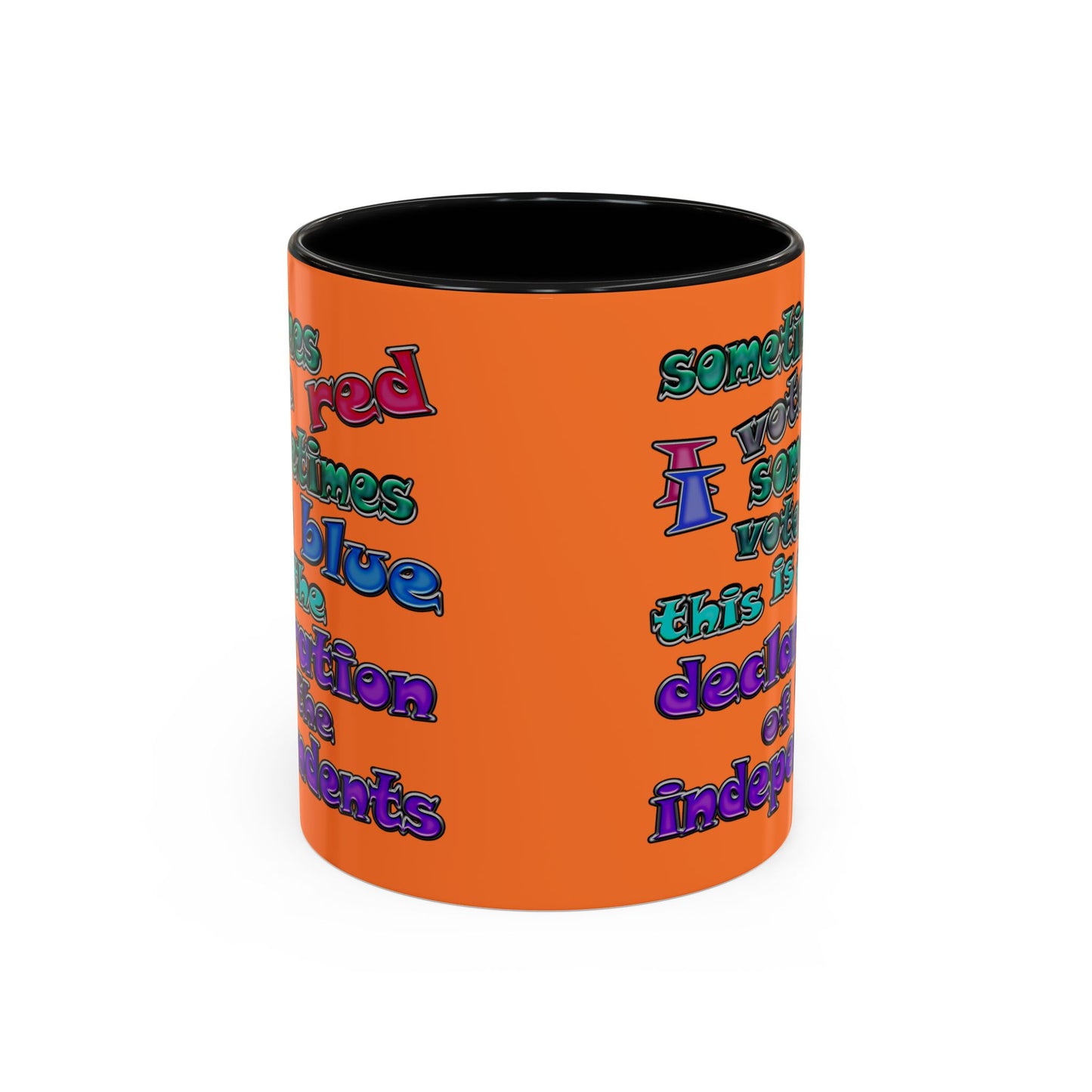 declaration of the independents - Accent Mug (crusta)
