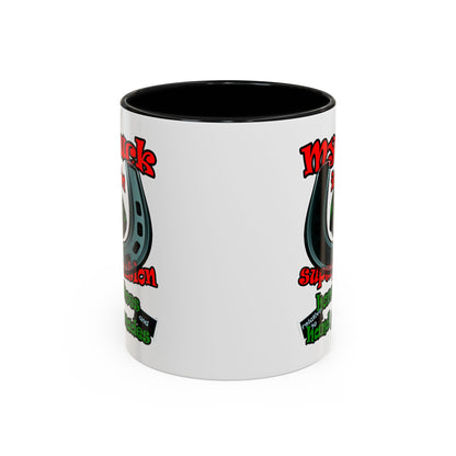 my luck - Accent Mug (white)