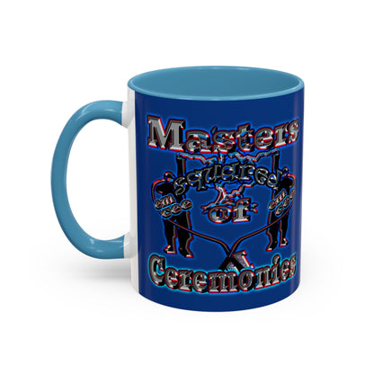 em cee squared - Accent Mug (dark blue)