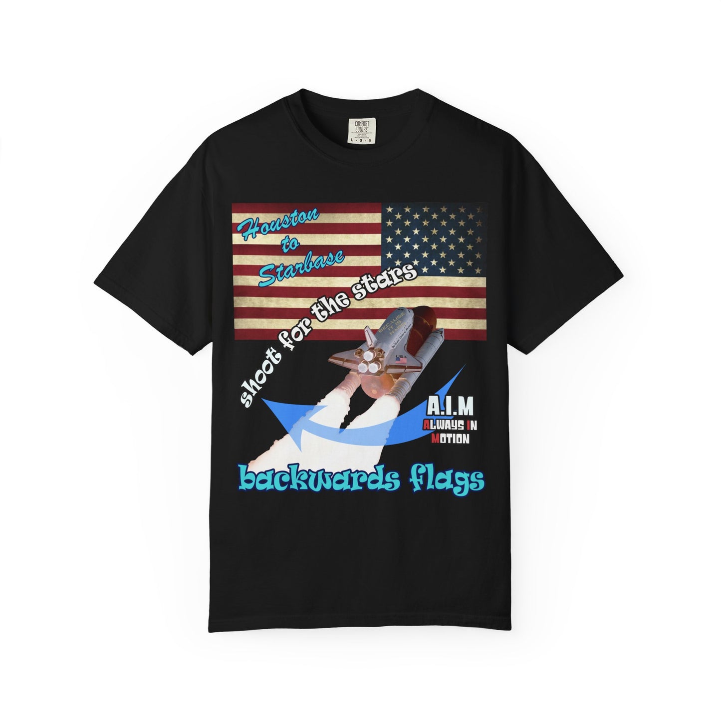 shoot for the stars - Unisex Garment-Dyed T-shirt