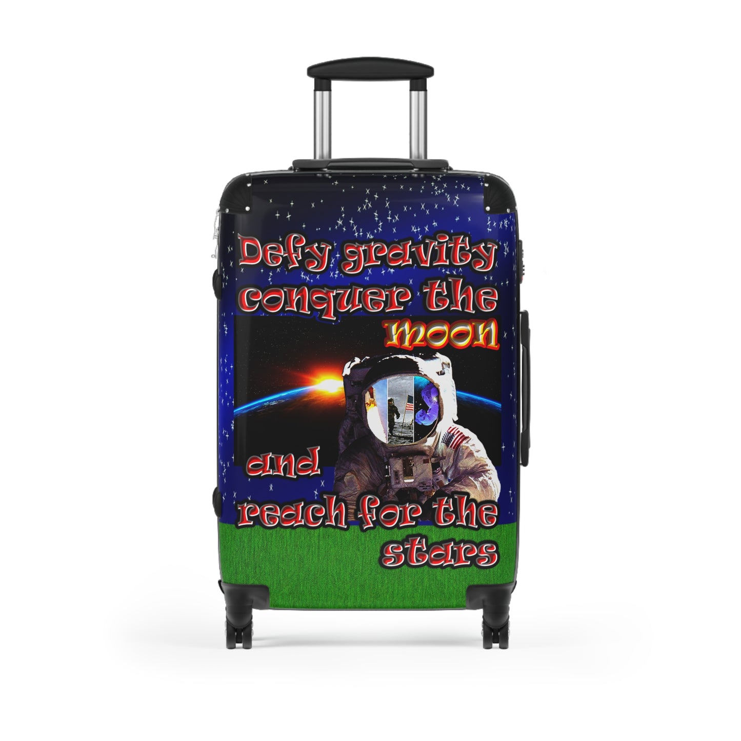 defy conquer reach - Suitcase ('snoops' background)