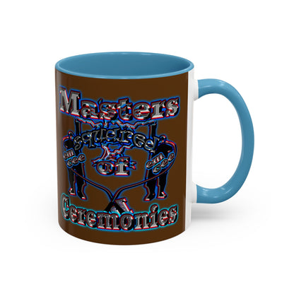 em cee squared - Accent Mug (brown)