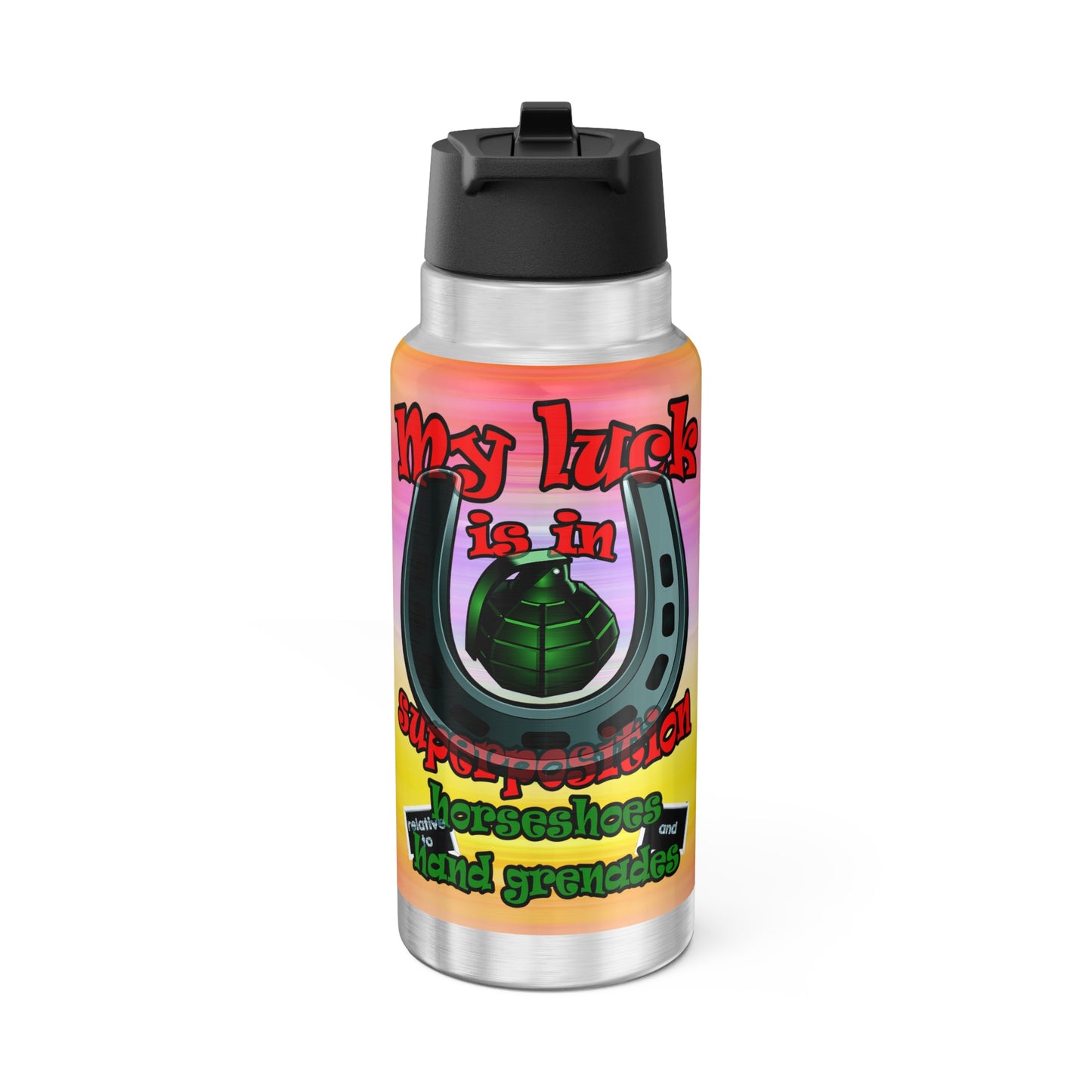 my luck - Gator Tumbler, 32oz  (color blur)