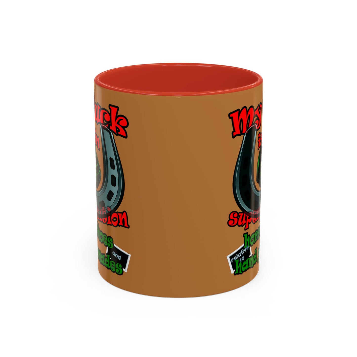 my luck - Accent Mug (light brown)